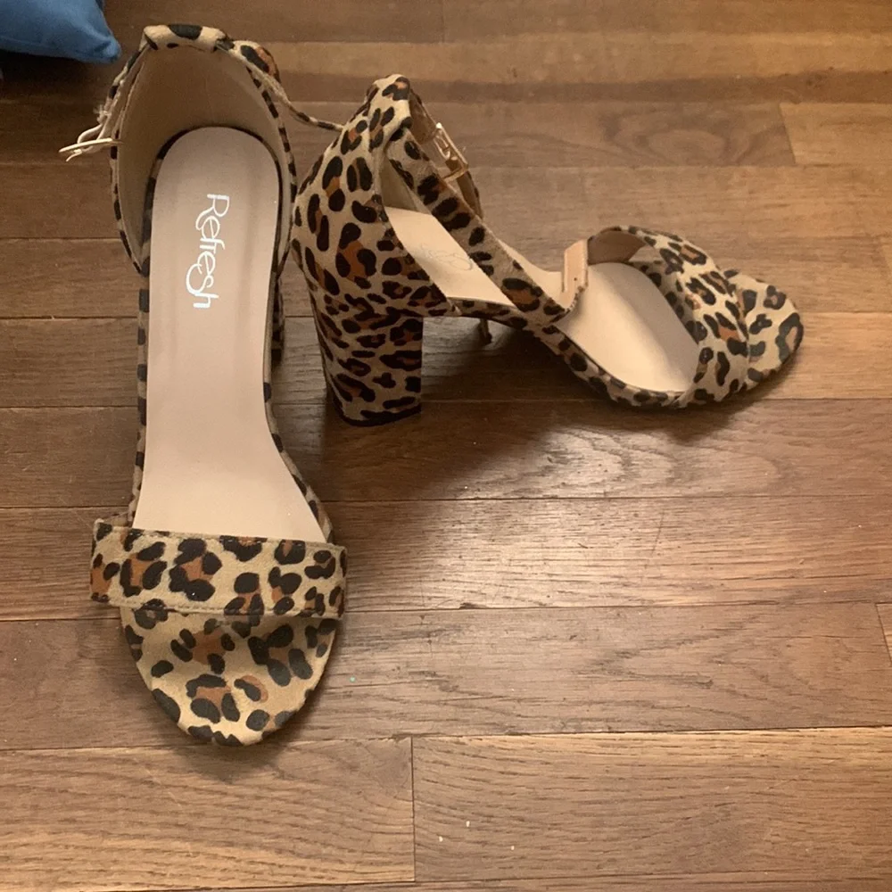 Leopard Print Heels - Picture 3 of 3